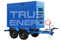 Дизельный генератор ТСС АД-240С-Т400-1РПМ2 на прицепе