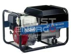Сварочный генератор SDMO VX 200/4 H-C (VX 200/4 HS) Открытая на раме Honda GX390 trustenergo.ru Сварочный генератор SDMO VX 200/4 H-C (VX 200/4 HS) Открытая на раме Honda GX390 trustenergo.ru